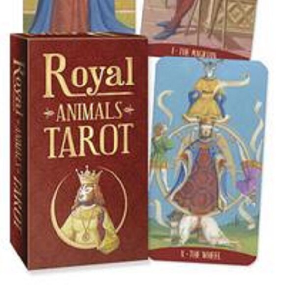 Royal Animals Tarot, deck and guidebook, Italian Renaissance, whimsical, animals - Picture 1 of 5